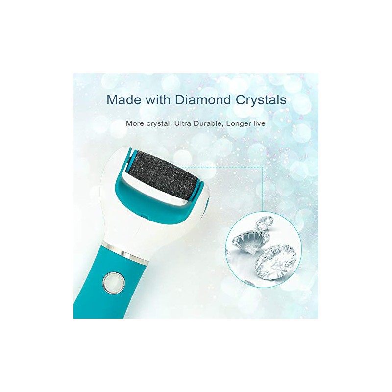 CANVALITE 9Pcs Pedi Replacement Rollers Heads Refills, Extra Coarse for