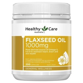 Healthy Care Super Flaxseed Flaxseed Oil 1000mg 200 Tablets / 헬씨케어 슈퍼 플랙시드 아마씨 오일 1000mg 200정