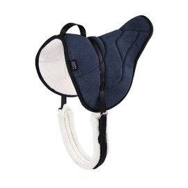 Tackmore Bareback Pad with Adjustable Girth Shock-Absorbing Riding Pad for Horse Riders Navy