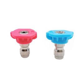 ZLKSKER Second-Story Pressure Washer Spray Nozzle Tips, Soap and Rinse Nozzle Kits, Long Range Jet Stream, 4000PSI, 1/4" NPT