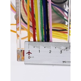 IHKFILAN Polypropylene Utility Rope Drawstring Hollow Braided PP Rope Barrier Rope Polypro Rope Braided Rope Outdoor Rope Knot Resistant (Blue, 5 mm)