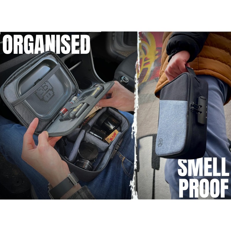 Stash Bros Smell Proof Bag with Accessories | Smell Proof