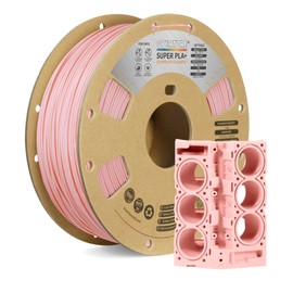 OVERTURE Super PLA+ Filament 1.75mm, Toughness Enhanced PLA Plus, Professional Toughness 3D Printer Filament 1kg (2.2lbs), High Precision +/- 0.02mm (Sakura Pink)