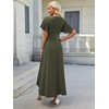 QMZ Wedding Guest Dresses for Women Have Pockets Cocktail Dress