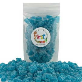 FirstChoiceCandy Fun Sour Gummy Bears (5 Pound (Pack of 1), Sour Blue Raspberry)