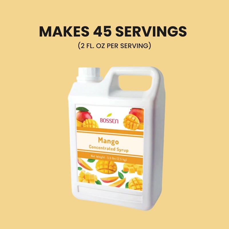 Bossen Concentrated Syrup_5.5 lb (Mango)