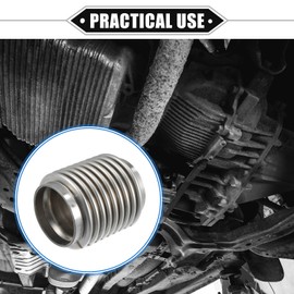 carpopart 2.5"x3.94"  Universal for Car Auto Exhaust Flexible Pipe Exhaust Pipe Bellows