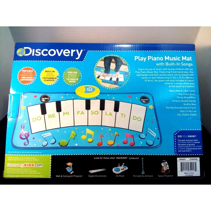Discovery Play piano Music Mat w/ Built-in Songs Brand new