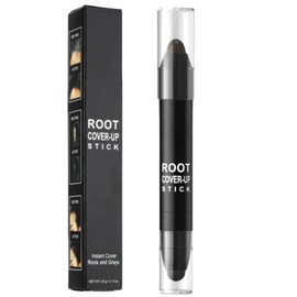 Instant White Hair Coverage Stick - Root Touch Up & Grey Hair Concealer for Men & Women - Wind & Sweat Resistant - Black