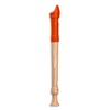 Mollenhauer 17214 Fipple Soprano Recorder, Digi, Orange, German Dopl. Soprano