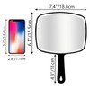 DVHOK Handheld Mirror, Portable Hand Mirror with Hanging Hole in
