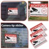 Be In Your Mind 20PCS Warning Video Surveillance Sticker 7.4