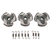 3PCS Centrifugal Clutch Plate 9 Springs Increase Power Output Fit