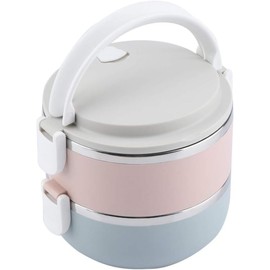 VLNET 2100 Stainless Steel Portable Stainless Steel Food Storage Container 2100ml/1400ml