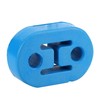 4PCS Universal Blue Silicon Muffler Exhaust Hanger Short Hangers 12mm1/2''