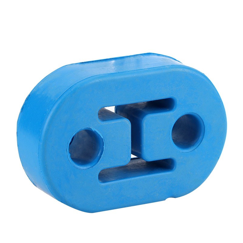 4PCS Universal Blue Silicon Muffler Exhaust Hanger Short Hangers 12mm1/2''