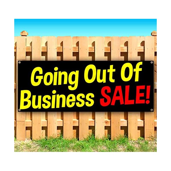 Going Out of Business Offer Banner 13 oz | Non-Fabric