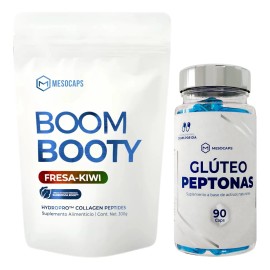 Glúteo Peptonas En Polvo Boom Booty + Cápsulas Peptonas
