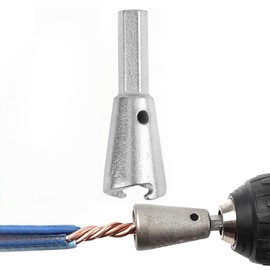 Esteopt Wire Twister for Electrical Power Drill, Wire Connector, Electrical Wire Twister Tool, Wire Nut Twister (Upgraded, Aluminium Alloy, Green/Black, 1.5-6 sq mm)