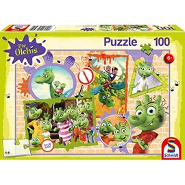 Schmidt Spiele 56391 The Olchis, Olchy Friends, 100 Pieces, Children's Puzzle, Multi-Coloured