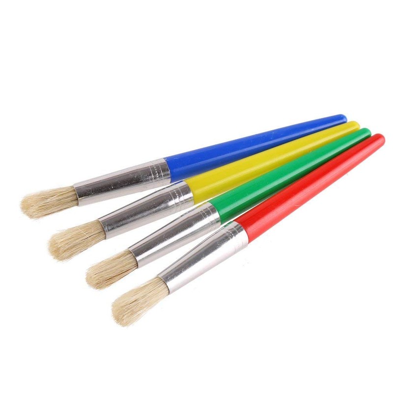 VEYLIN 4 Pcs Spill Proof Paint Cups and 4 Color