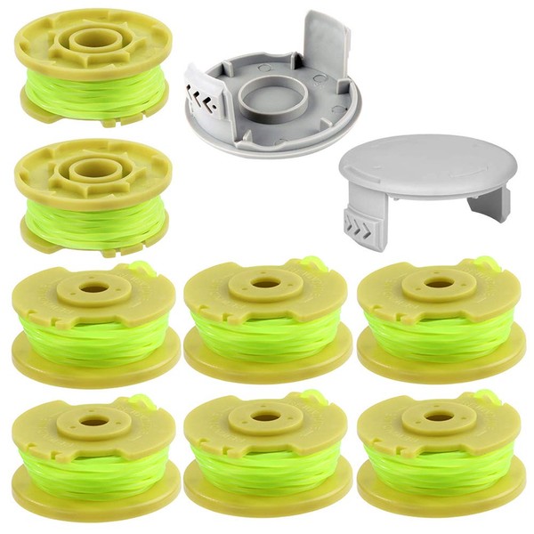 Replacement 0.080 inch Trimmer Spool Line Compatible with Ryobi One
