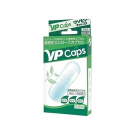 Kobayashi Capsules, Vippy Caps, Plant Capsules, No. 1, 100 Pieces