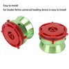 1 Pair NAB Hub Adapters Professional Polished Aluminum Reel to