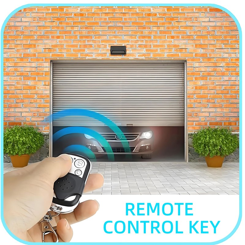 2PCS Universal Garage Door Opener Remote, 433MHz Key Fob with