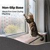 Pet Prime Cat Window Sill Mat with Removable Covers Noise-Free