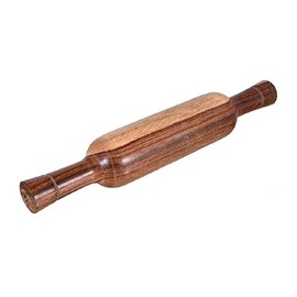 S S Store Natural Colour Wooden Belan for Chapati/Roti/Paratha/Puri/Pizza Rolling pin Wooden Belan for Kitchen (12 Inch)