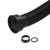 sourcing map ABS Drain Pipe Expandable Sink Tubing Flexible Drainage