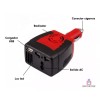 Importeek Inversor Corriente Automotriz Coche 150w Usb 12v A 110v