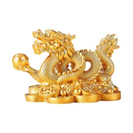 Dragon Figurine, Feng Shui, Five Claw Dragon Figurine, Dragon God, Good Luck Fortune, Prosperous Business, Money Up, 2024, Zodiac Figurine, Dragon Feng Shui Goods, Good Luck Goods, Lucky Figurine,