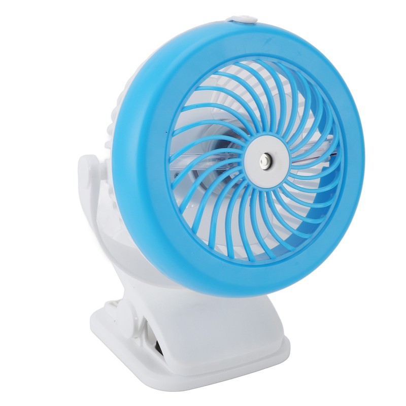 Clip On Desk Fan 360 Degree Rotation Battery Operated USB