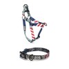 Wolfgang Large Harness & Adjustable Collar, DigitalDog Print, Dog Bundle