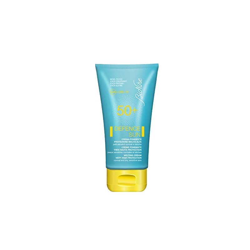 Bionike Defence Sun - Crema solare waterproof dalla consistenza leggera,