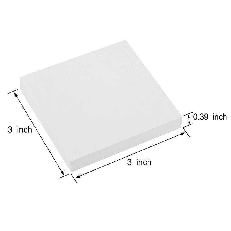ZCZN 400 Sheets Pop-up Sticky Notes, 3 x 3 Inches,