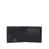 Armani Exchange Men's Essential Elba Debossed Overall Logo Bi-Fold Wallet,