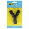 Seachoice 3-Way Y Fitting, Fits 3/4 in. ID Hose, Black