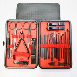 MARZSEFLO Set De Manicura Pedicura Pies Manos Corta Uñas 23 Piezas