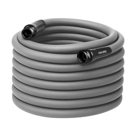 Flexzilla Colors Garden Hose 5/8 in. x 100 ft., Lightweight All-Weather Water Hose, Durable and Flexible, Leak-Free Connections, Slate Gray