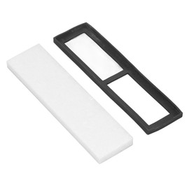 8000Grit Sharpening Stone White Jade Iron Free Professional Whetstone with Rubber Base for Kitchen Restaurant