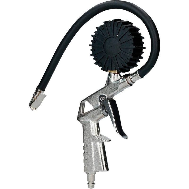 BRILLIANT TOOLS BT691019 Tyre Inflator Gauge 0-16 Bar [Powered by