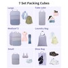 Ceneda Suitcase Organiser Packing Cubes Compression 7 Pieces, Suitcase Organiser
