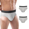 BATTEWA Men's Incontinence Underwear for Bladder Leakage 100mL Leakproof Briefs