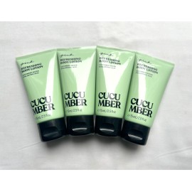 Victoria's Secret Lot of 4 Victoria's Secret Pink Refreshing Body Lotion in Cucumber 2.5 fl oz