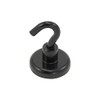 FIRST4MAGNETS Black Painted Neodymium Hook Magnet with M6 Hook for