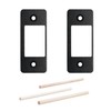 MOSECYOU Deadbolt Restorer Strike Plate Large Version 2-3/4" x 1-1/8",
