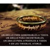 Dtup Anillo Único Tolkien Brilla En La Oscuridad C/cadena Hobbitt